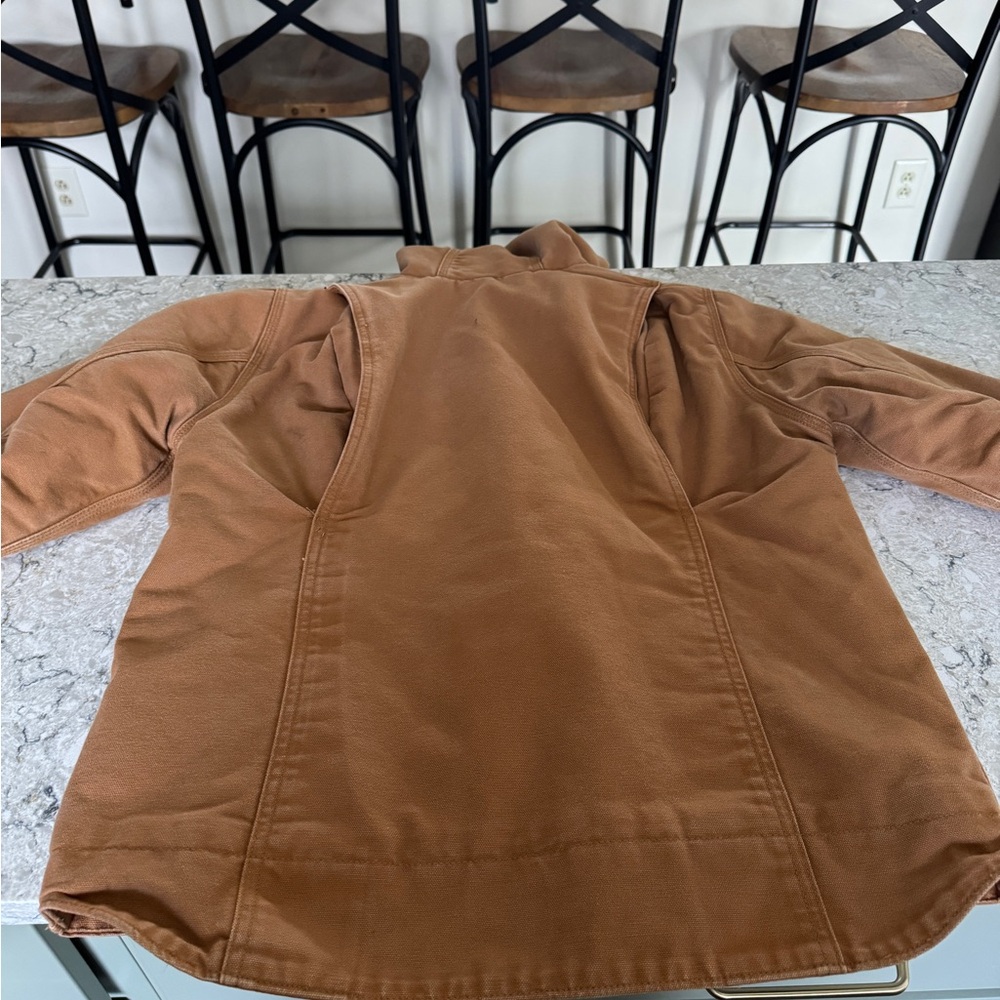 Carhartt Women's Brown Hooded Work Jacket - Picture 2 of 10